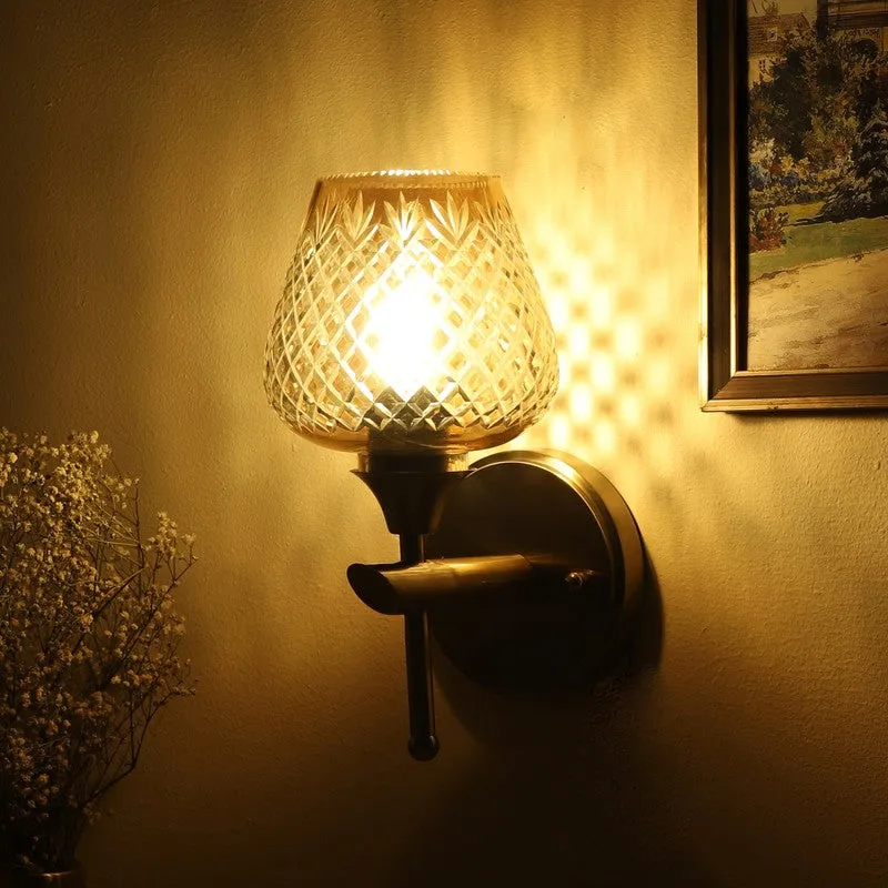 Claret Elegant Glass Wall Lamp media 3