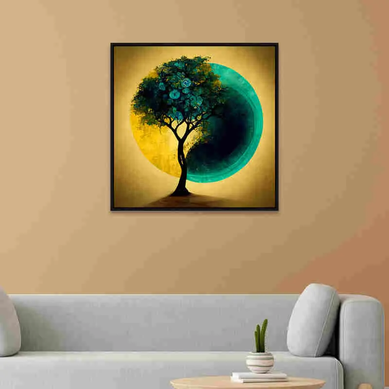 Dichotomy Canvas Wall Art With Frame media 5