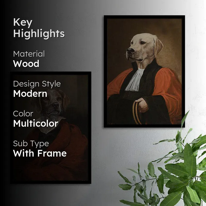 Regal Dogs Wall Art - Set Of Two media 2