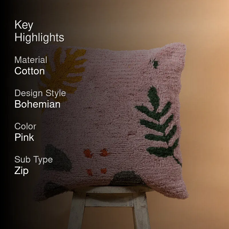Ferna Tufted Cushion Cover - Pink media 2