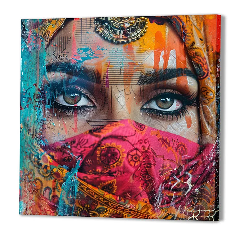 Vibrant Eyes Wall art media 4