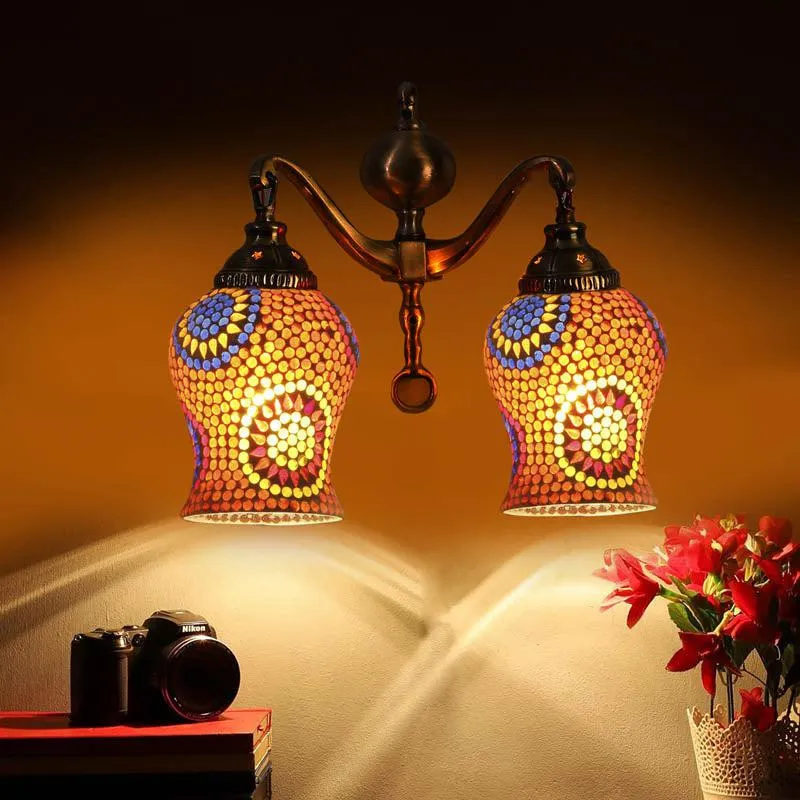 Varna Metal Mosaic Wall Lamp media 4