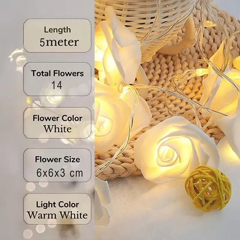 Rose Elegance String Light media 8