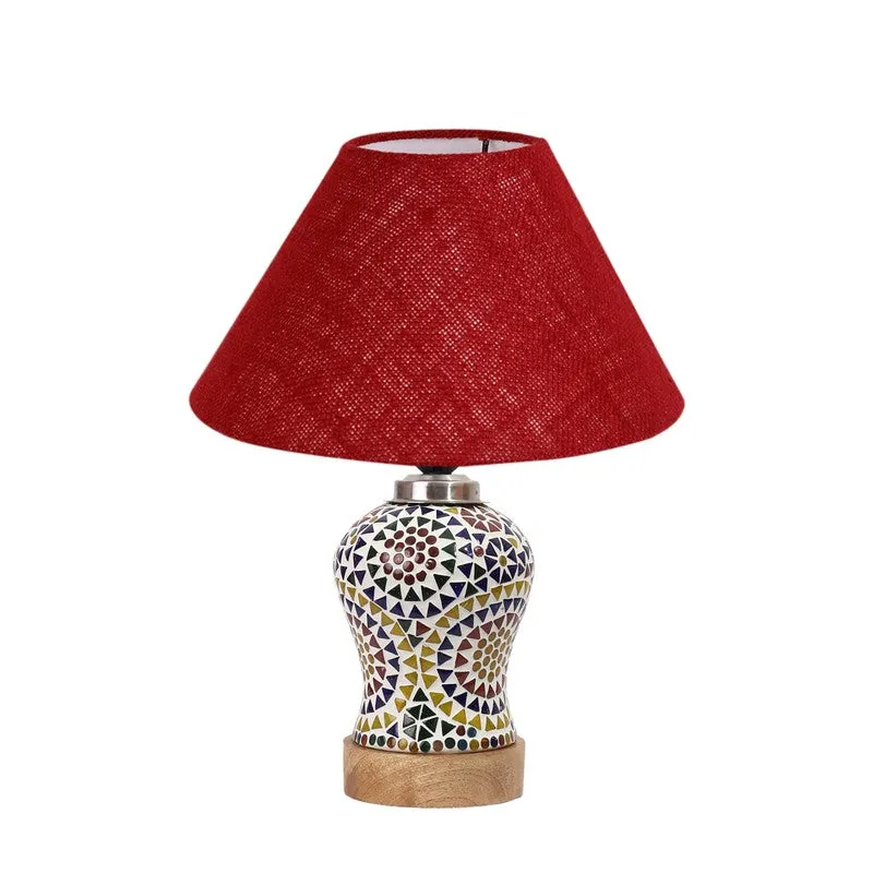 Silora Wooden Table Lamp - Multicolor media 5