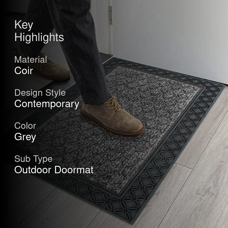 Coir Craft Anti-Skid Coir Door Mats - Grey media 2