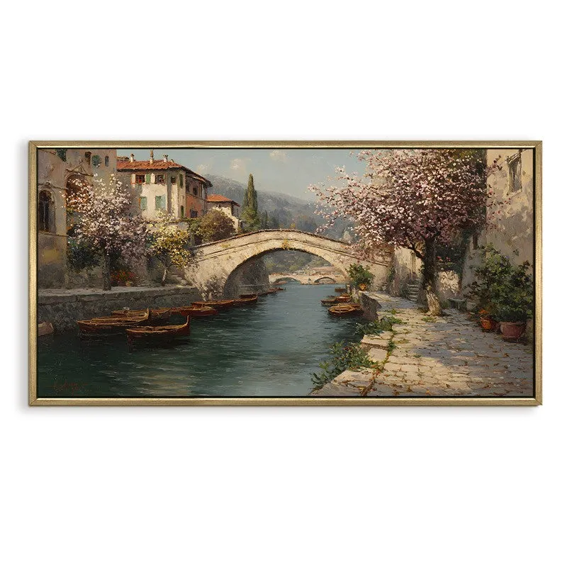 Spring Passage Canvas Wall Painting With Frame media 3