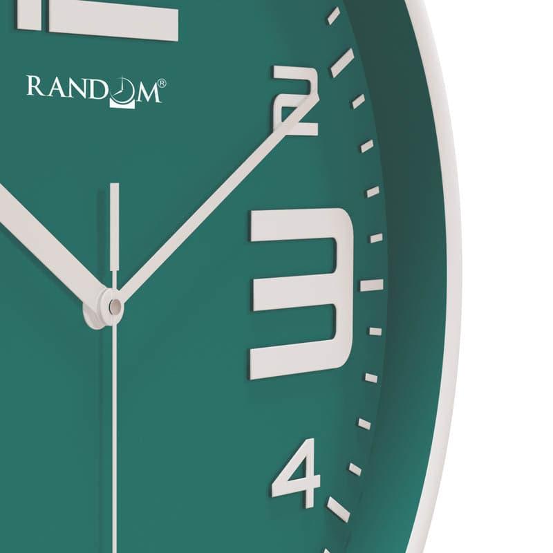 Urban Edge Silent Wall Clock - Green media 5