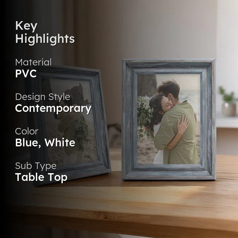 Harbor PVC Photo Frames - Set Of Two - 2