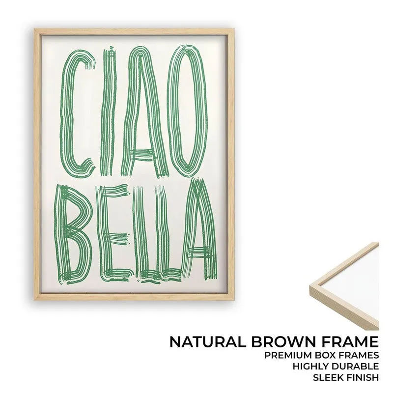 Ciao Bella Archival Canvas Wall Art - Brown media 8