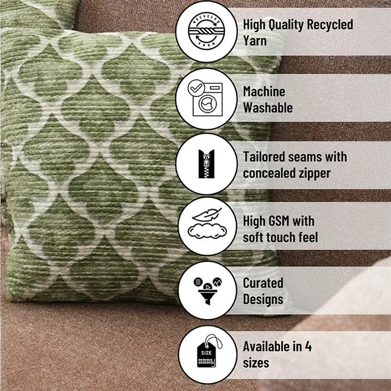 DiagMatrix Cushion Cover - Olive media 6