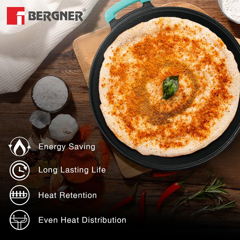 Bergner Arden Induction Safe Cast Iron Dosa Tawa - 31 cm media 4