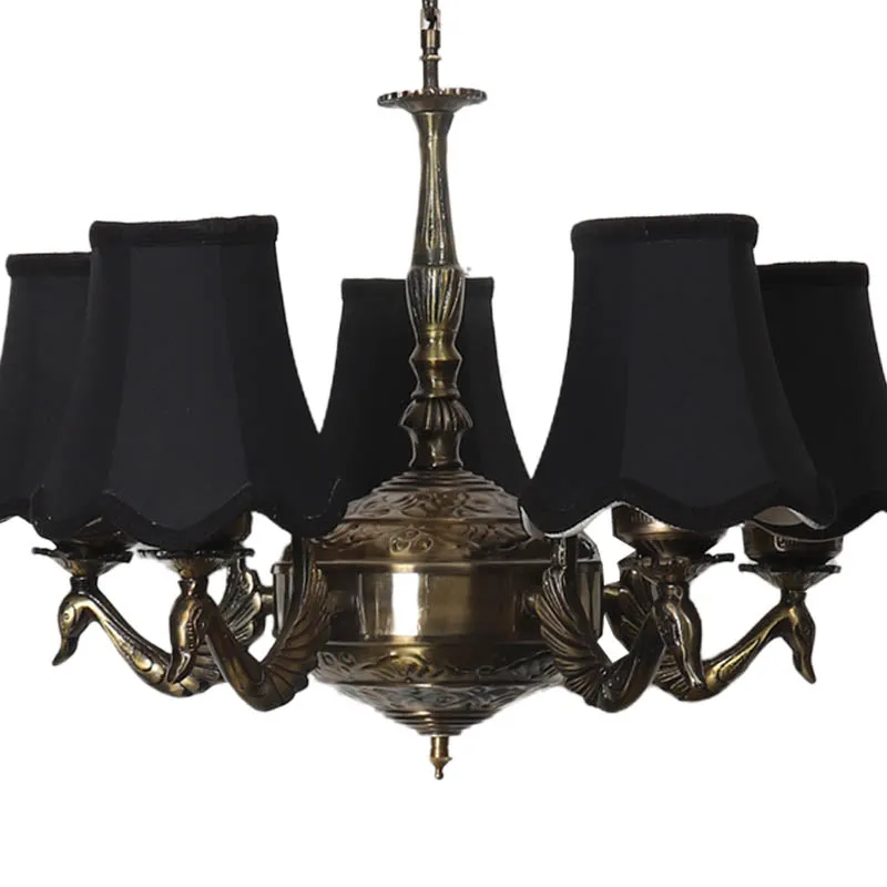 Mayuka Conical Golden Antique Ceiling Lamp media 3