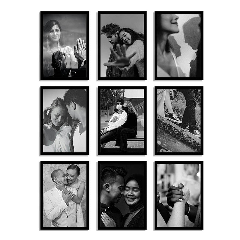 Ivanka Wooden Photo Frame (Black) - Set Of Nine media 4