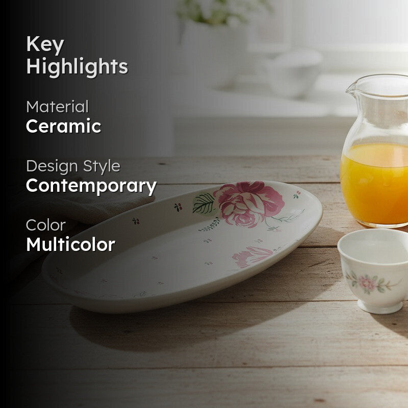 Lunaris Elegance Ceramic Platter media 2