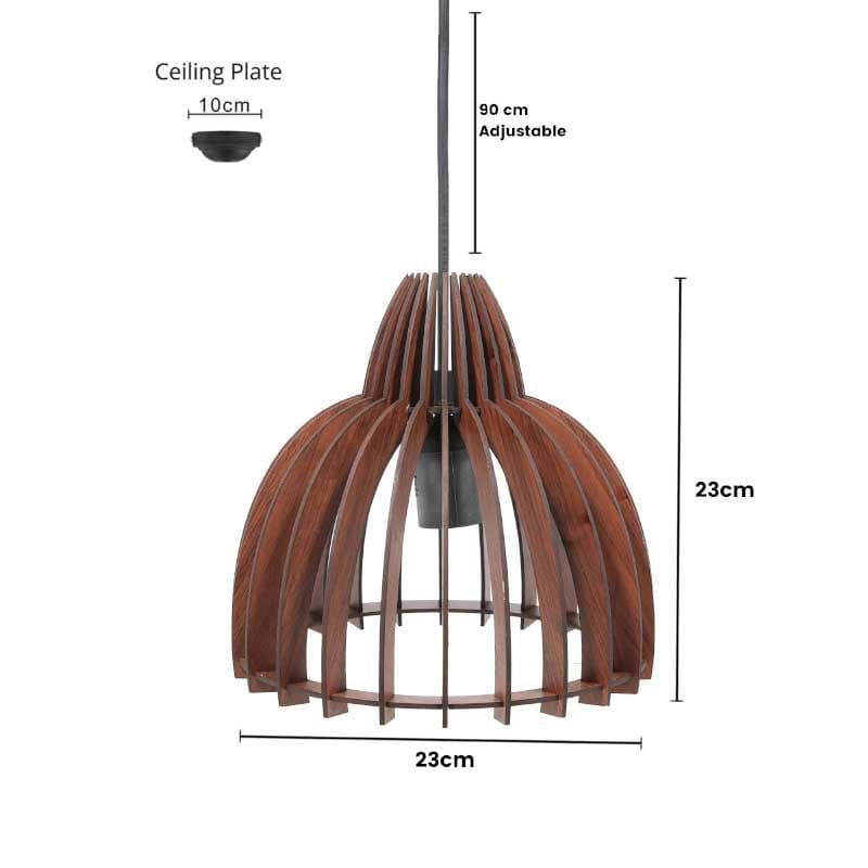 Shine On Wooden Ceiling Lamp media 6