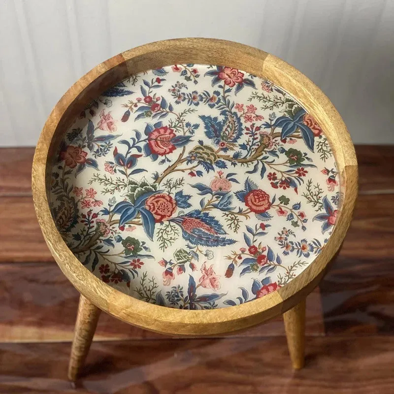 Lemya Mango wood Stool media 4