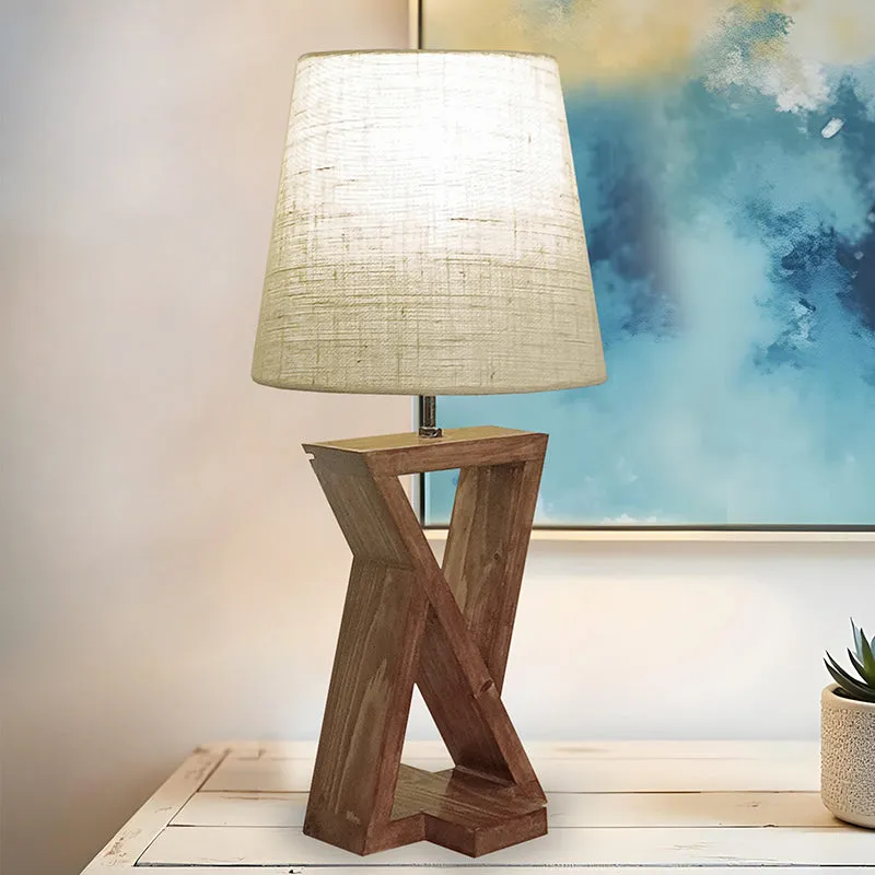 Medallis Jute Table Lamp - Brown,Beige media 5