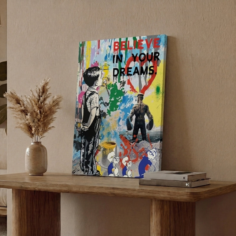 Dreams Come True Canvas Wall Painting