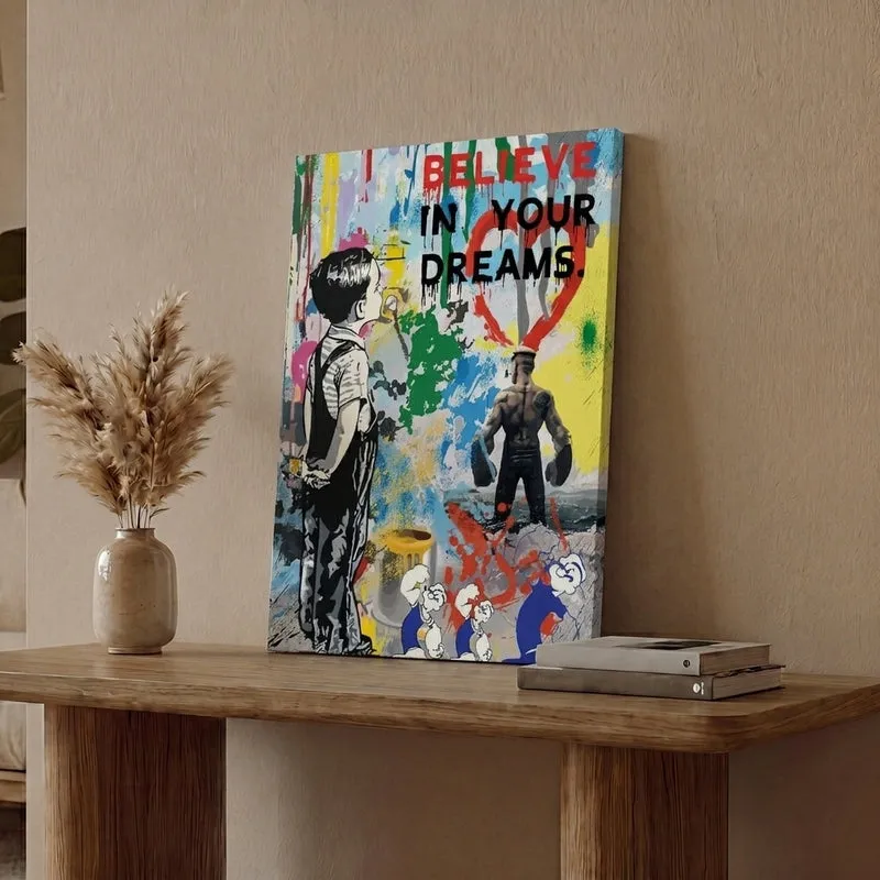 Dreams Come True Canvas Wall Painting media 1