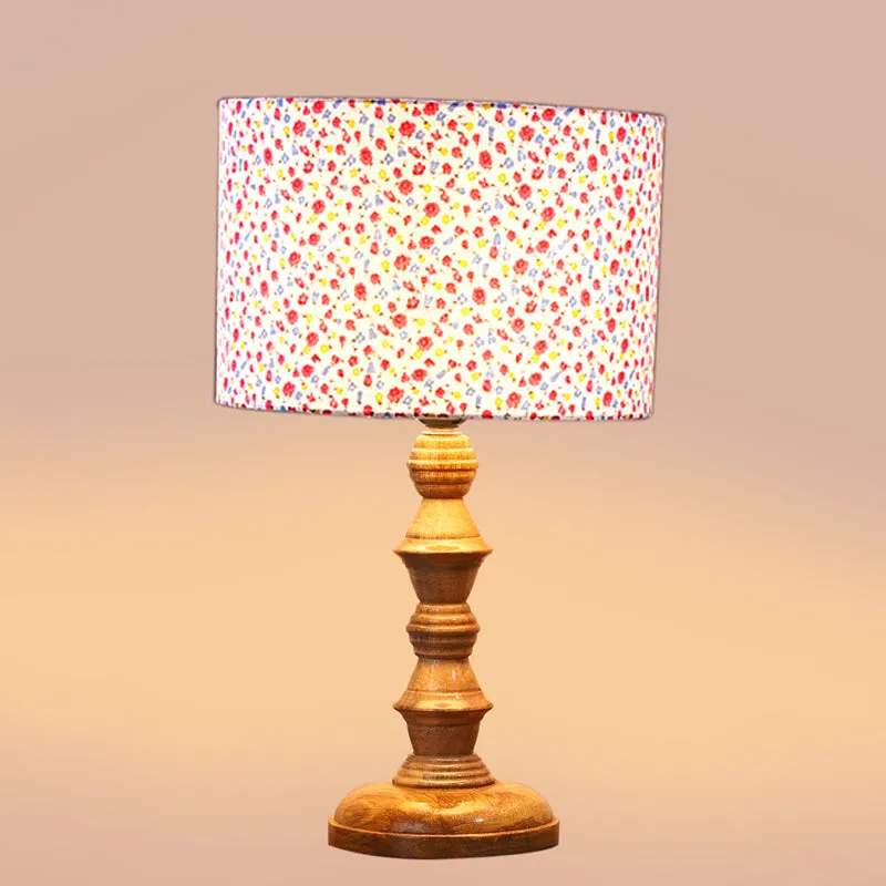 Fleura Timber Wooden Table Lamp - Multicolor media 4