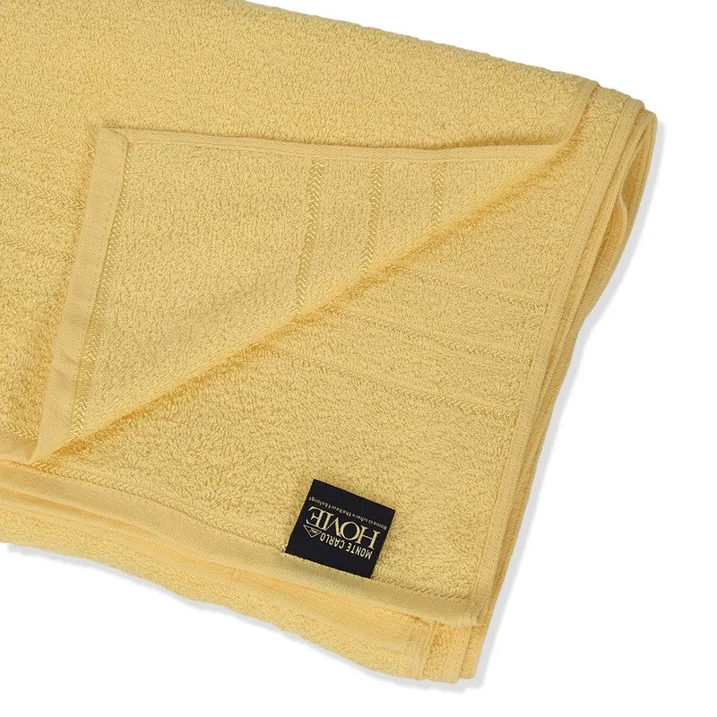 Monte Carlo Clean Wrap Pure Cotton Bath Towel - Yellow media 6