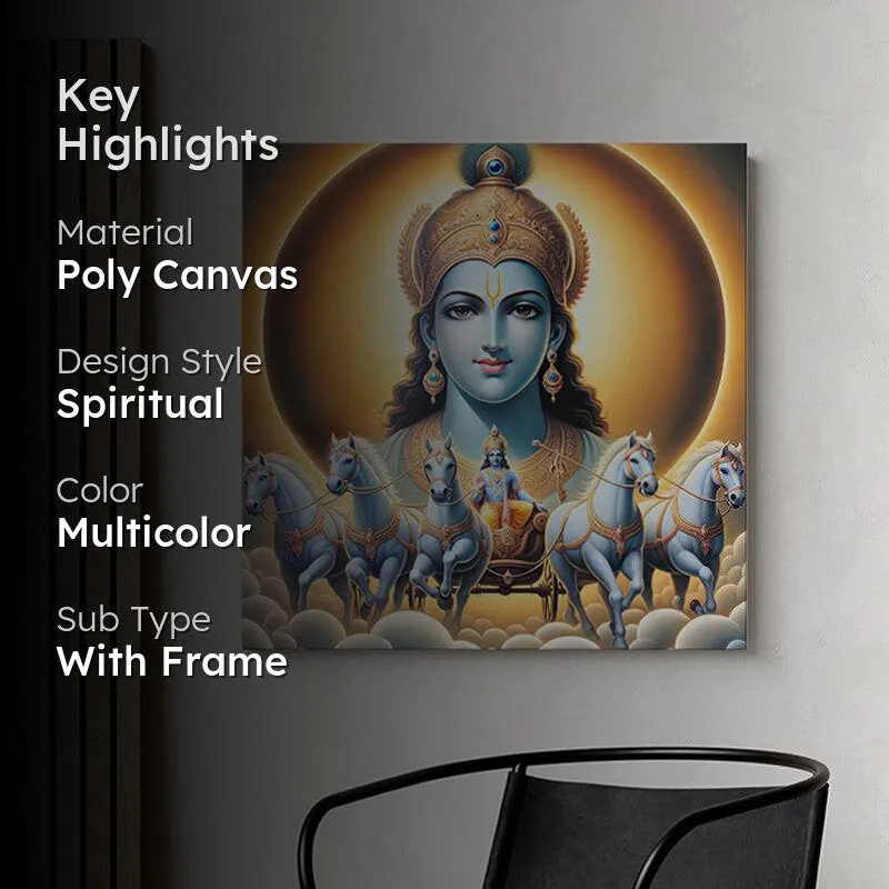 Celestial Chariot Wall Painting media 2