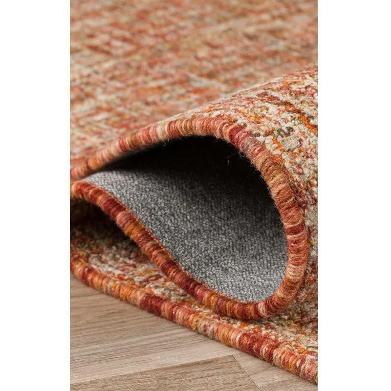 Osman Hand Tufted Wool Rug - Rust media 4