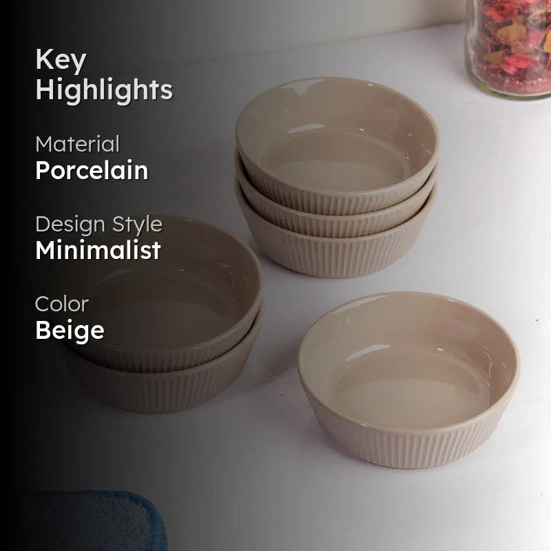 Thalen Snack Bowl(200 mL) - Set Of Six media 2