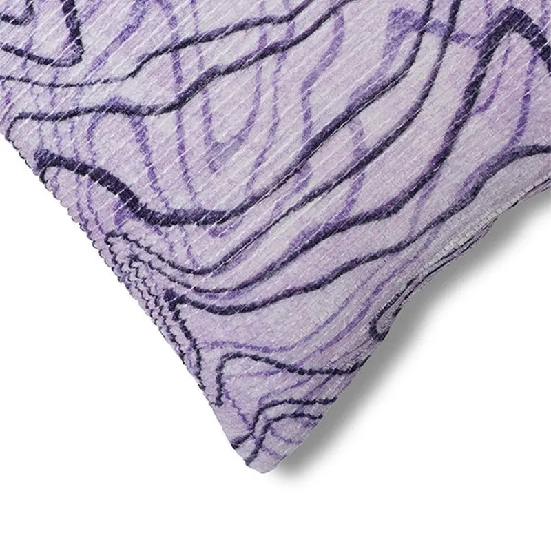 LiquidFlow Cushion Cover (Lilac) - Set Of Five media 6