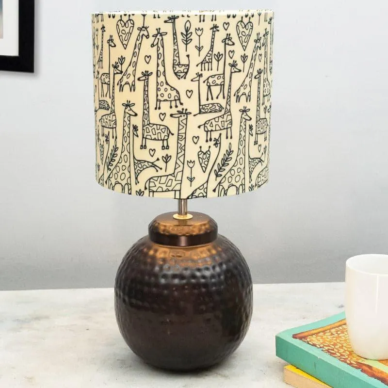 Lanai Wilda Fabric Table Lamp - Yellow,Copper media 3