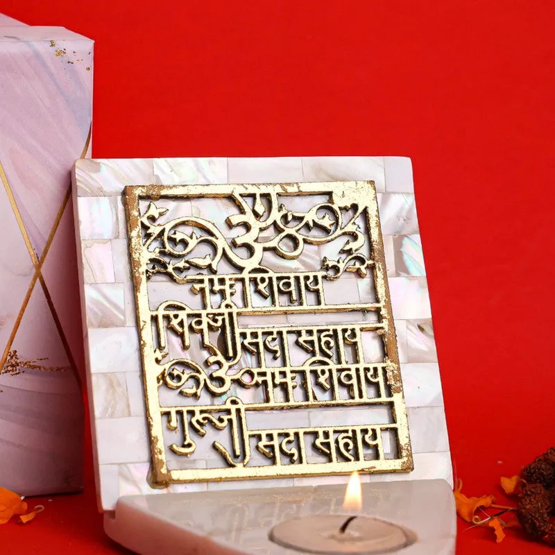 Om Namah Shivay TeaLight Holder media 5
