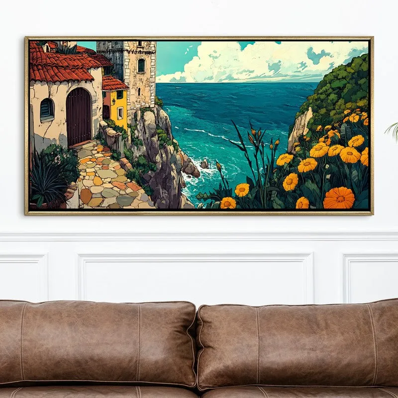 Belvedere Canvas Wall Painting With Frame media 4