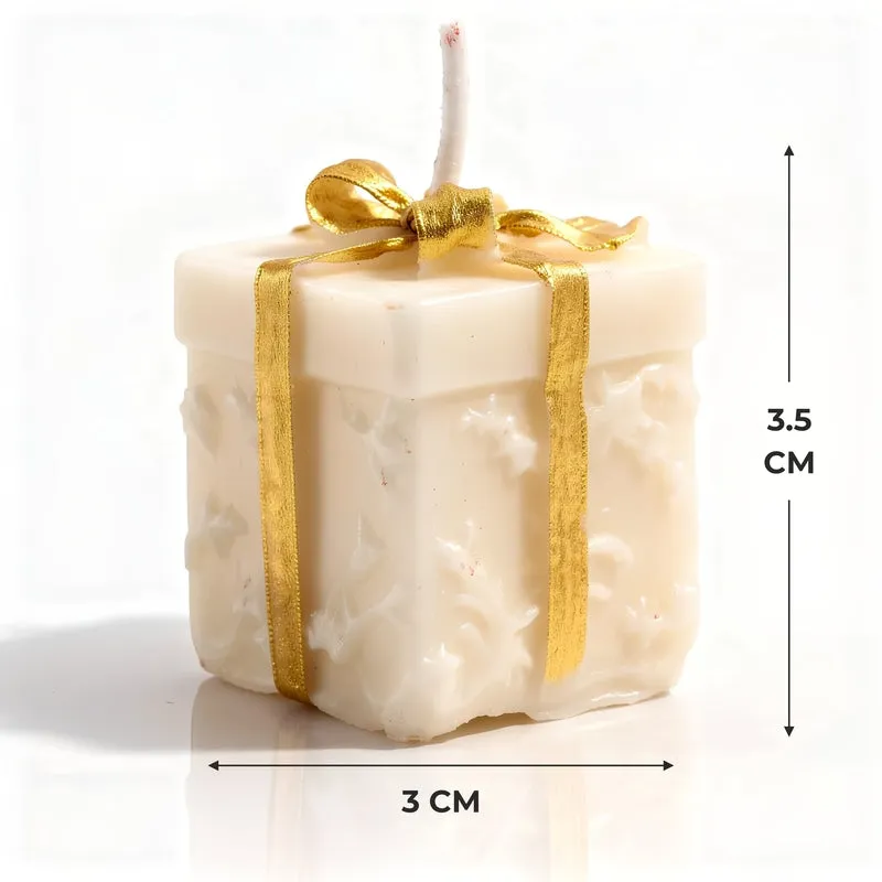 Festive Glow Square Pillar Scented Candle media 5