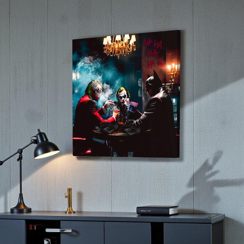 Poker Villain Canvas Wall Art