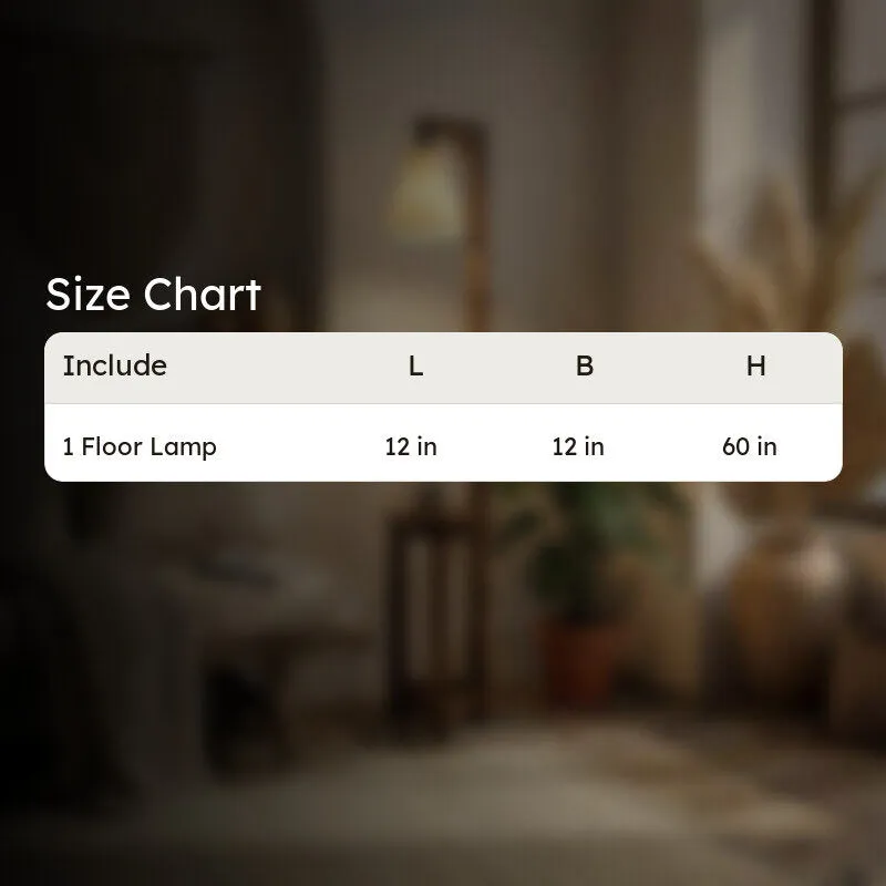 SimplyShade Wooden Floor Lamp - Brown media 9