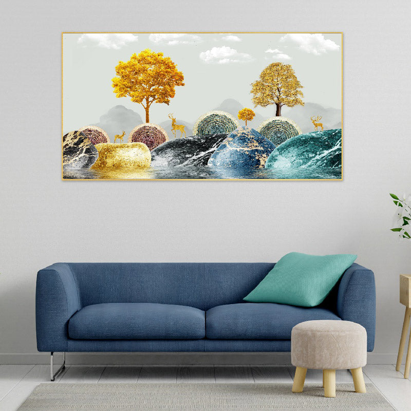 Arboreal Reverie Canvas Wall Painting
