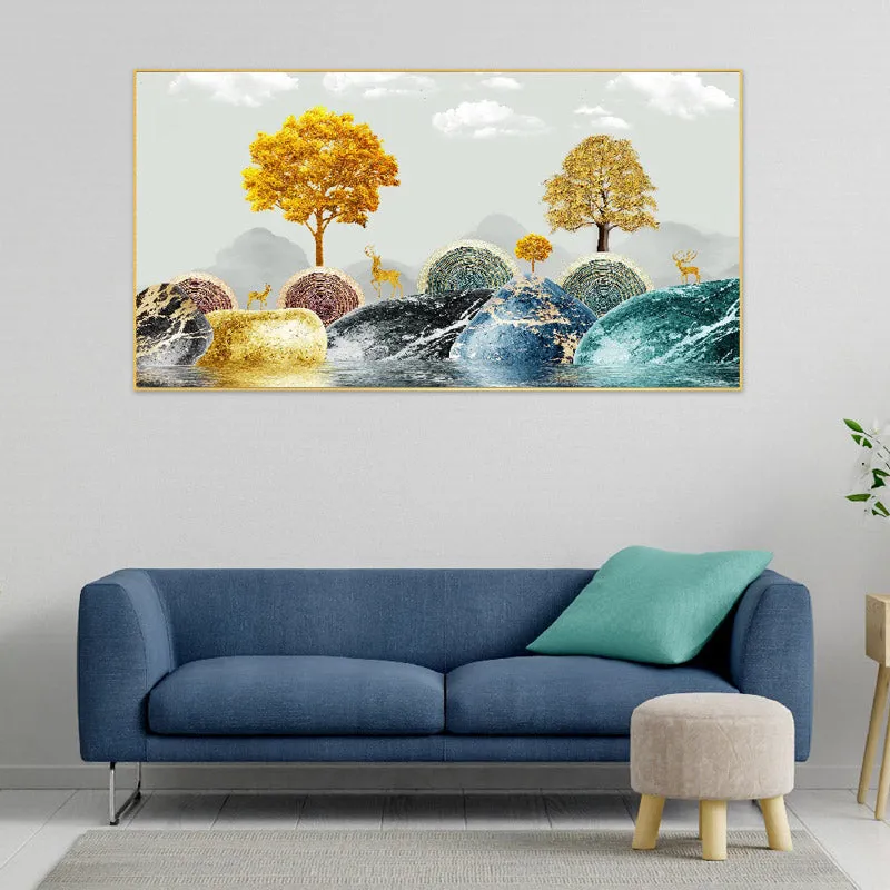 Arboreal Reverie Canvas Wall Painting media 1