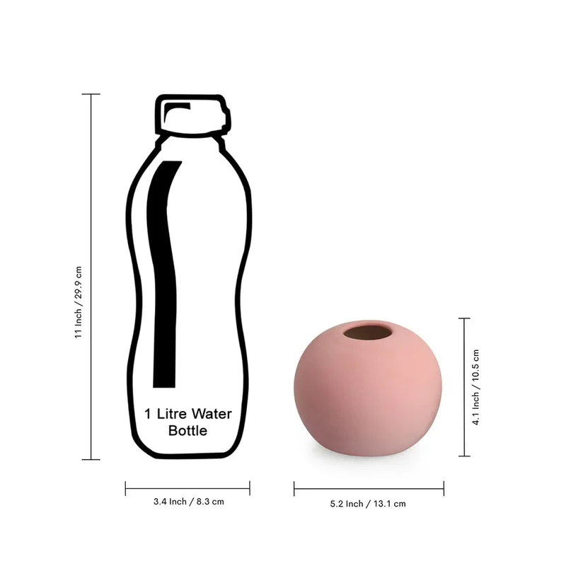 Nura Pink Vase - Set Of Two media 8