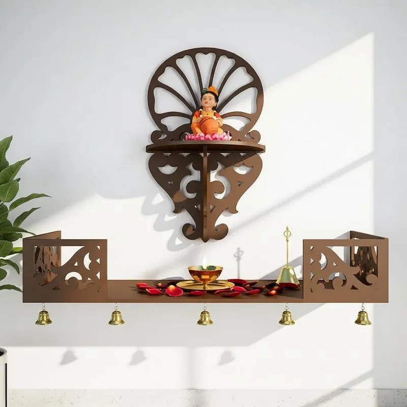 Nirvana Pooja Mandir with Shelf media 3