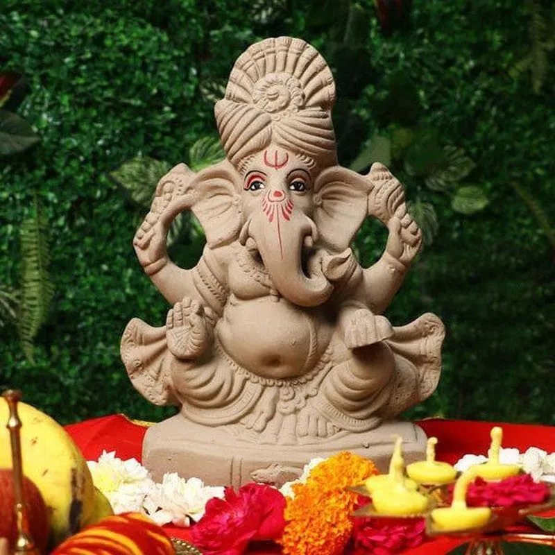 Gajanana Clay Murti media 1