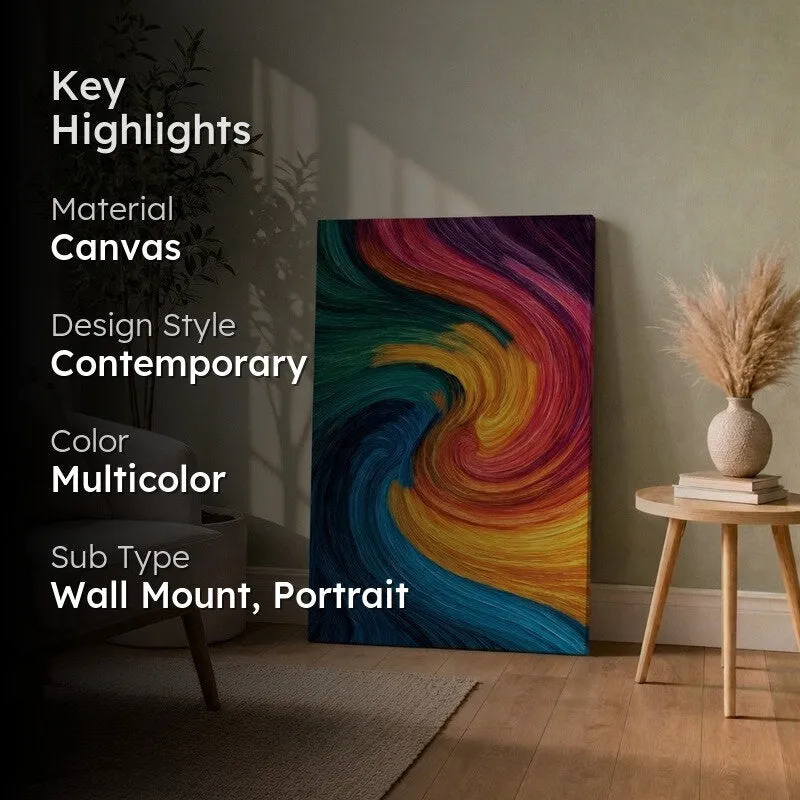 Gridflare Abstract Motion Canvas Wall Art media 2