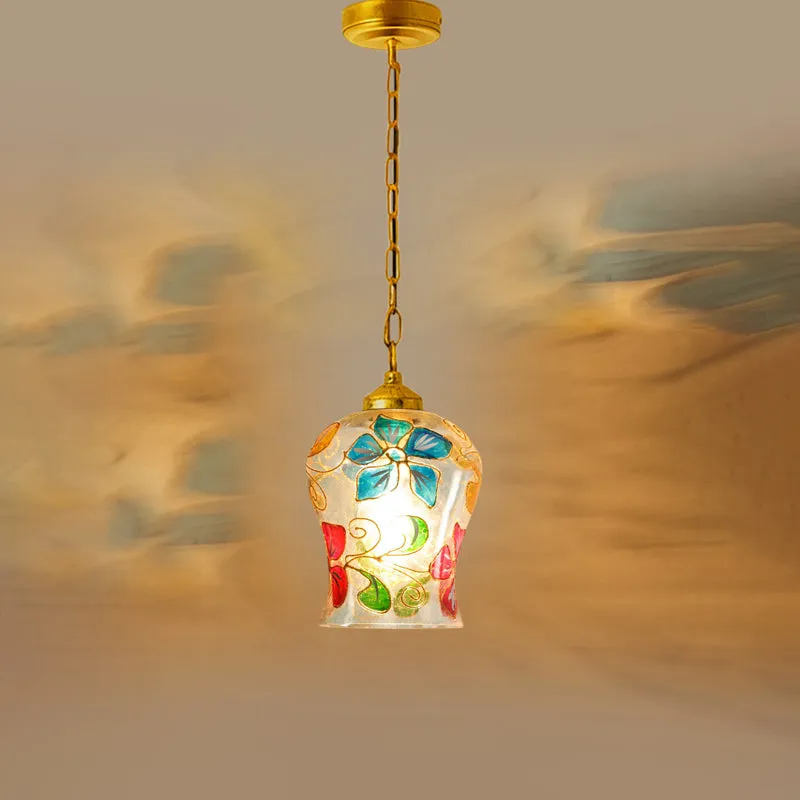Mosaic Garden Glass Ceiling Lamp media 5