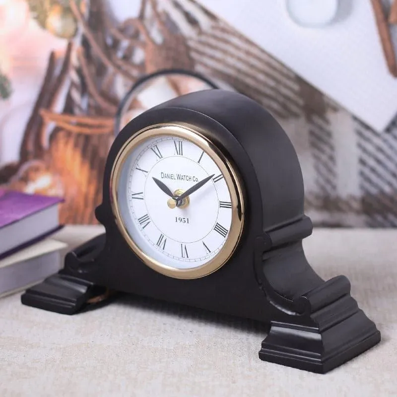 Vintage Time Track Table Clock media 1