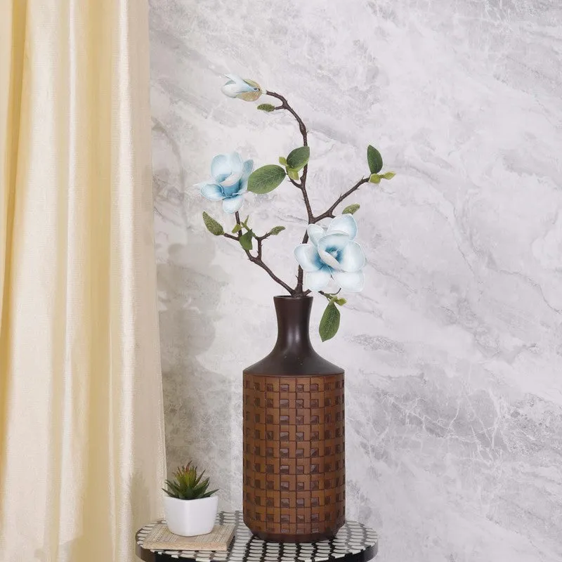 Elegant Magnolia Flower Stick For Modern Spaces - Blue media 3