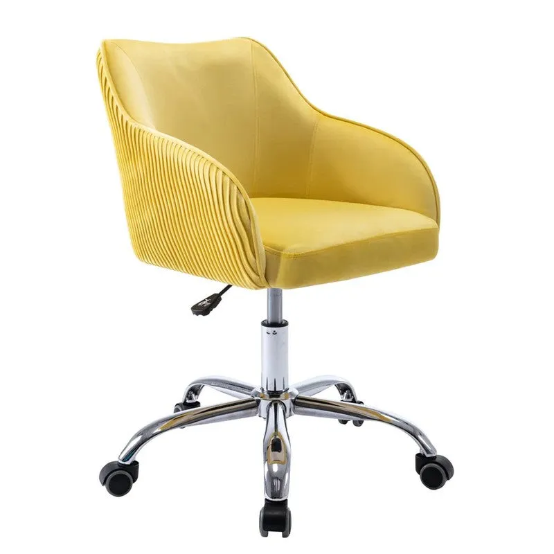 Seatron Metal Office Chair - Yellow media 3
