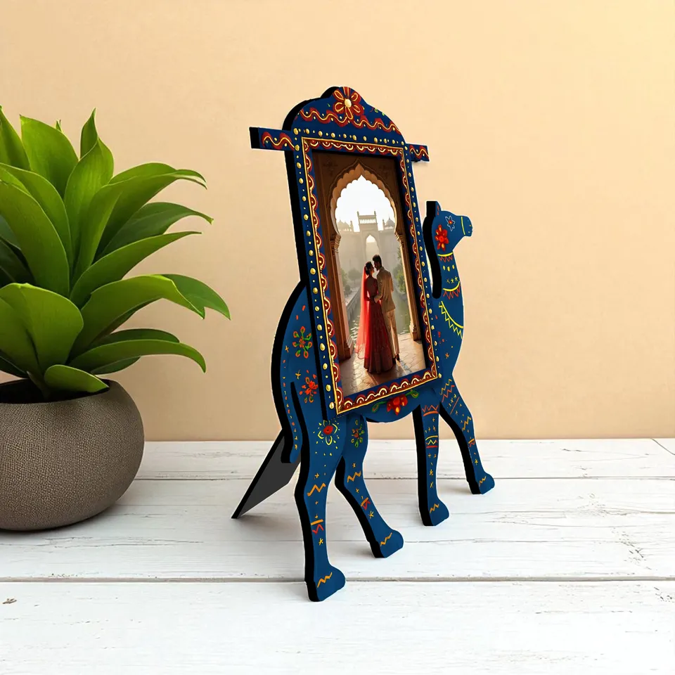CamelBlue MDF Photo Frame - Blue media 6
