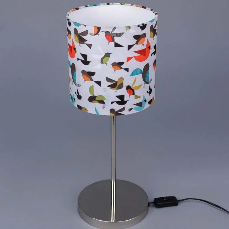 Origami Birds Fabric Table Lamp - Multicolor media 6