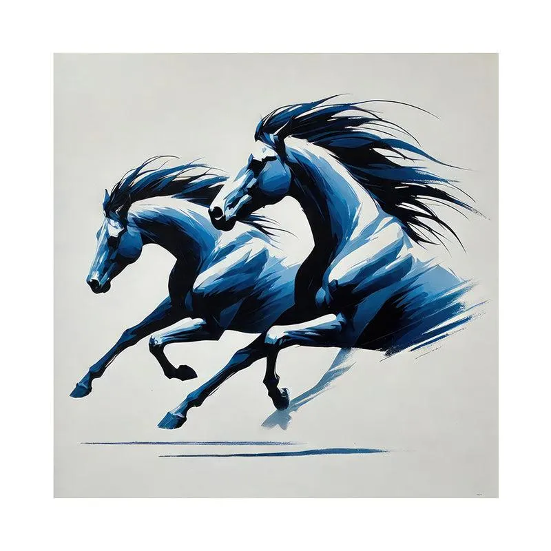 Gallop Of Freedom Wall Painting media 4