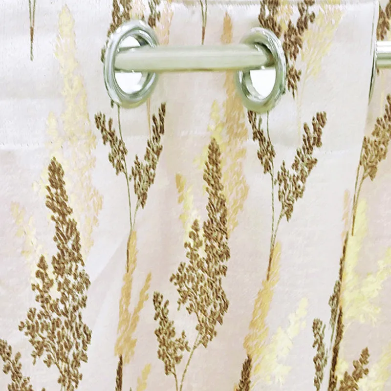 Nivara Jaquard Floral Curtain - Set Of Two media 4