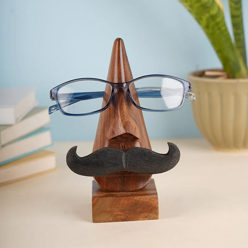 Cesare Wooden Spectacle Holder Stand media 6